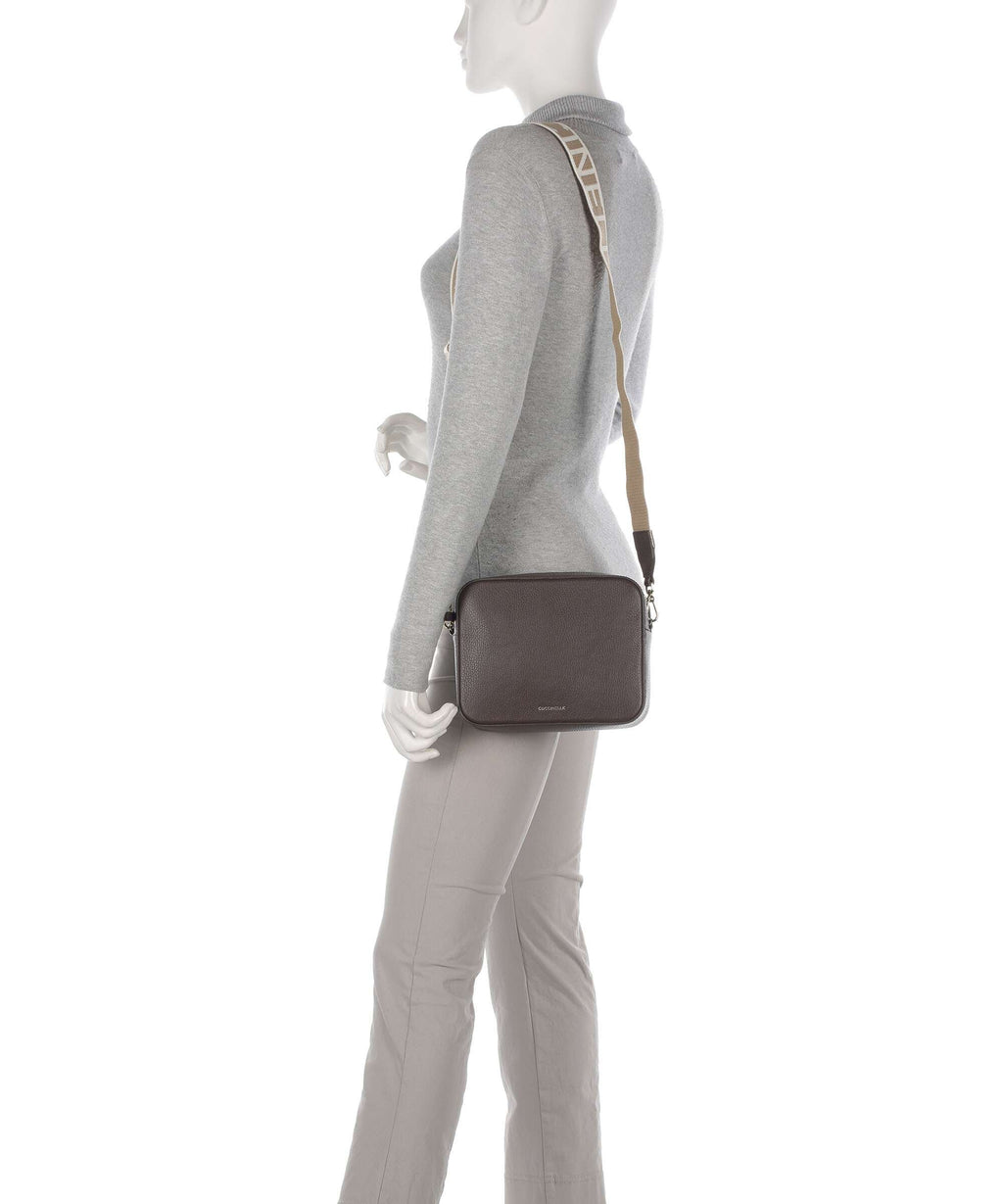 Coccinelle Tebe Crossbody bag fondant brown