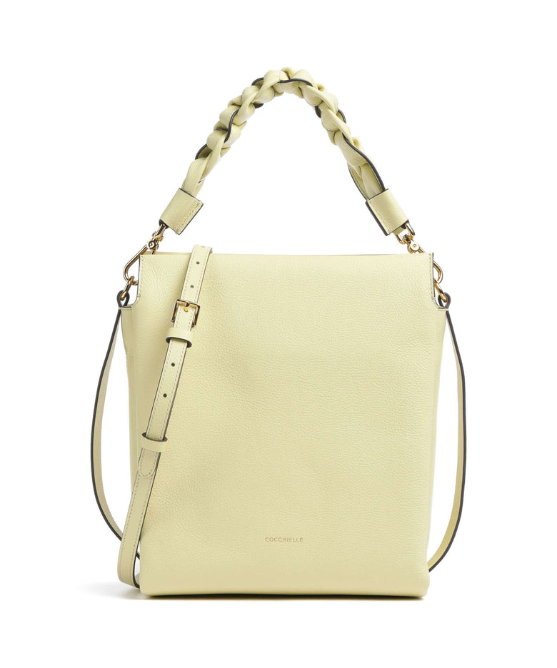 Coccinelle Boheme Grana Double Handbag lime wash/powder pink