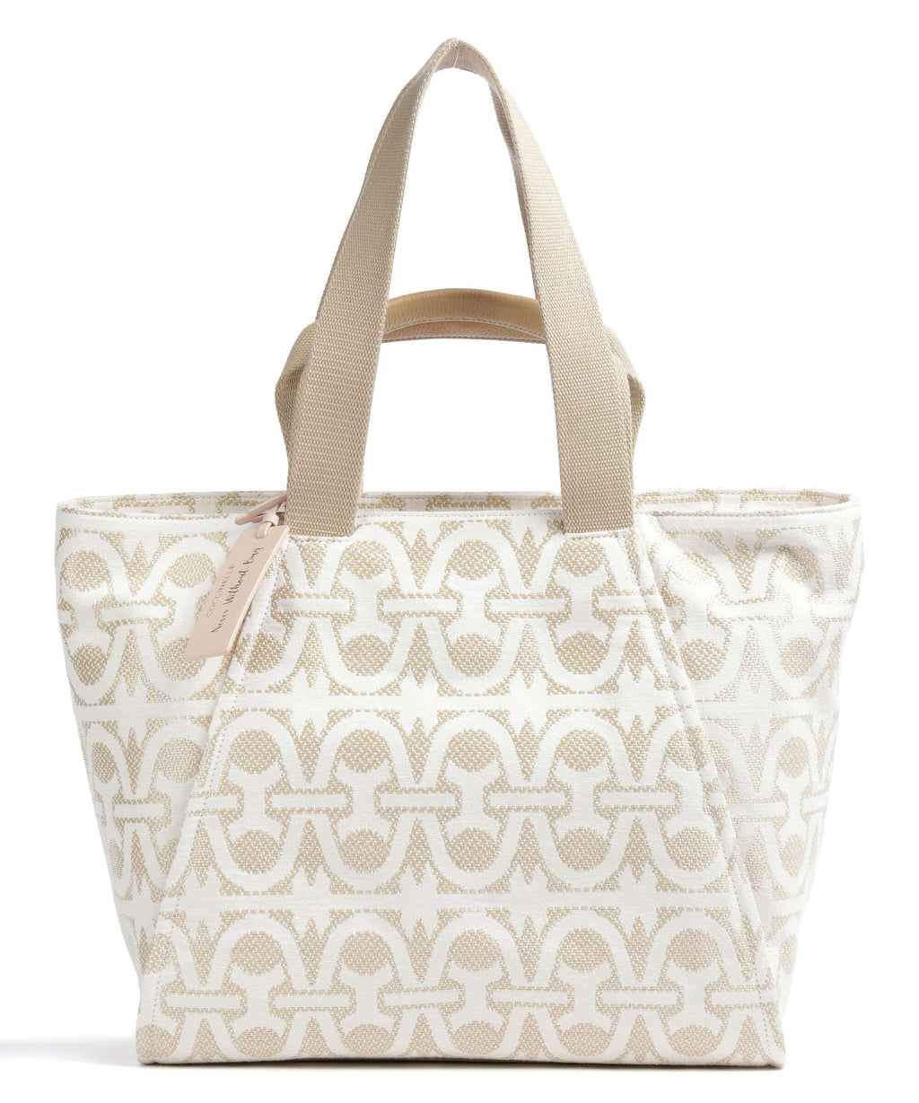 Coccinelle Never Without Bag Summer Monogram Tote bag multicolour/brown/white/faded black