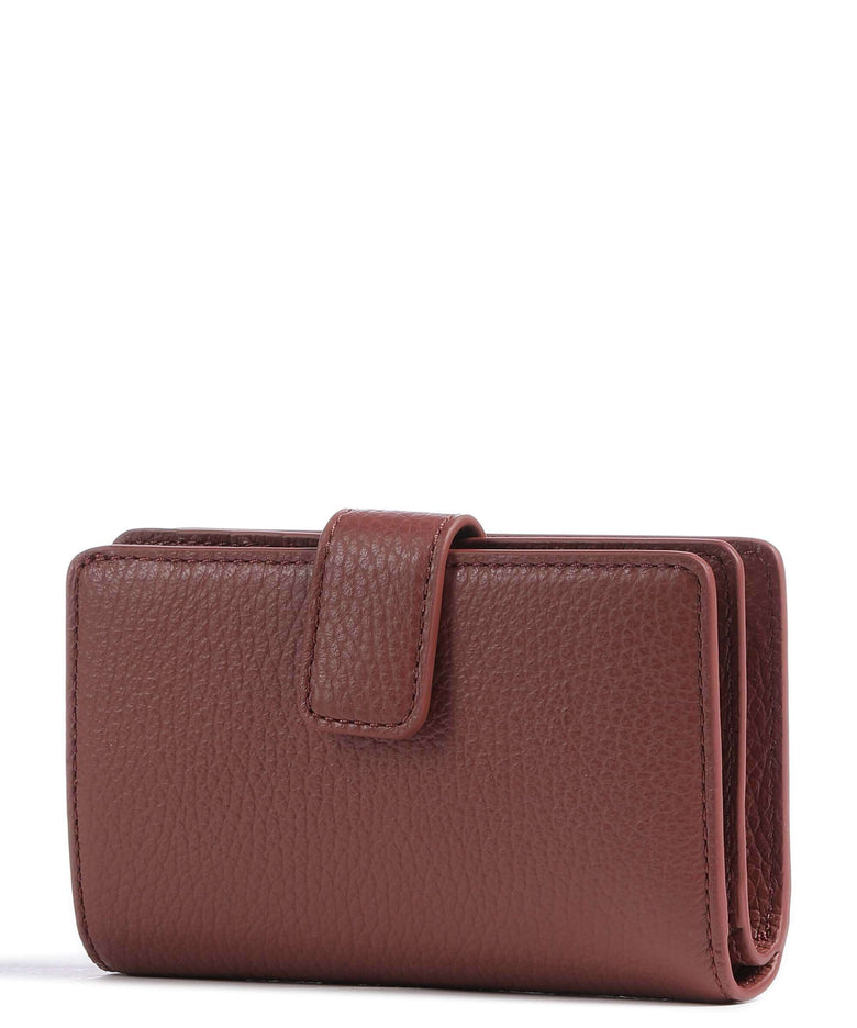 Coccinelle Metallic Soft Wallet brandy