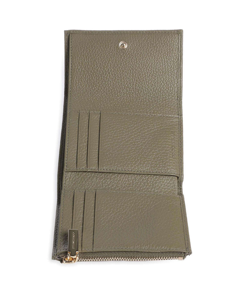 Coccinelle Metallic Soft Wallet laurel green