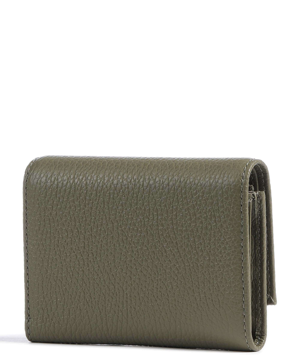 Coccinelle Metallic Soft Wallet laurel green