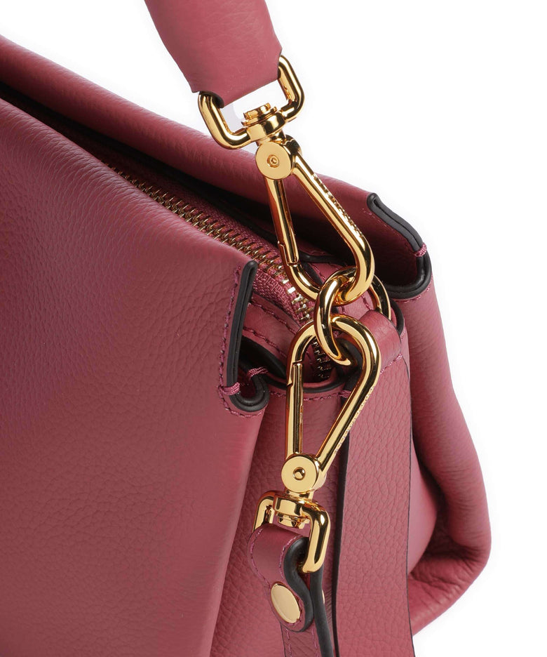 Coccinelle Boheme Grana Double Handbag rosewood/brandy