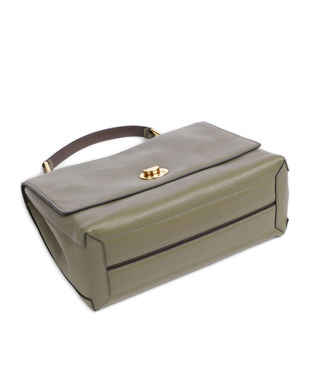 Coccinelle Liya Handbag laurel green/fondant brown
