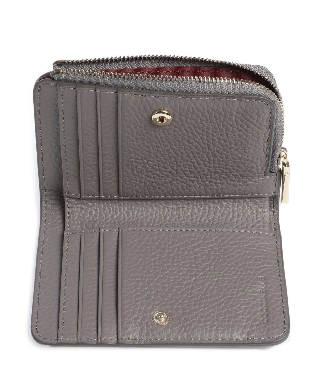Coccinelle Metallic Soft Wallet grafite