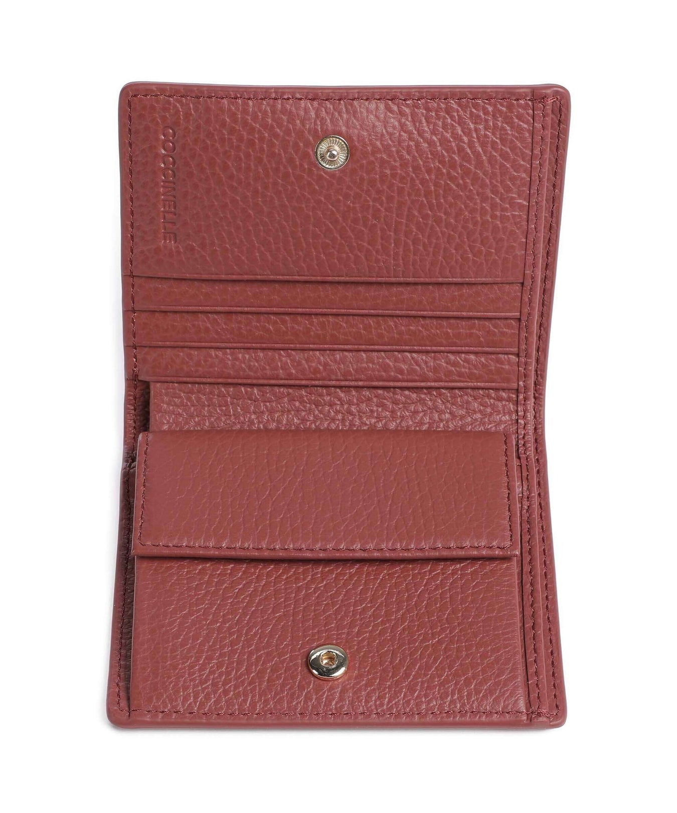 Coccinelle Metallic Soft Wallet brandy