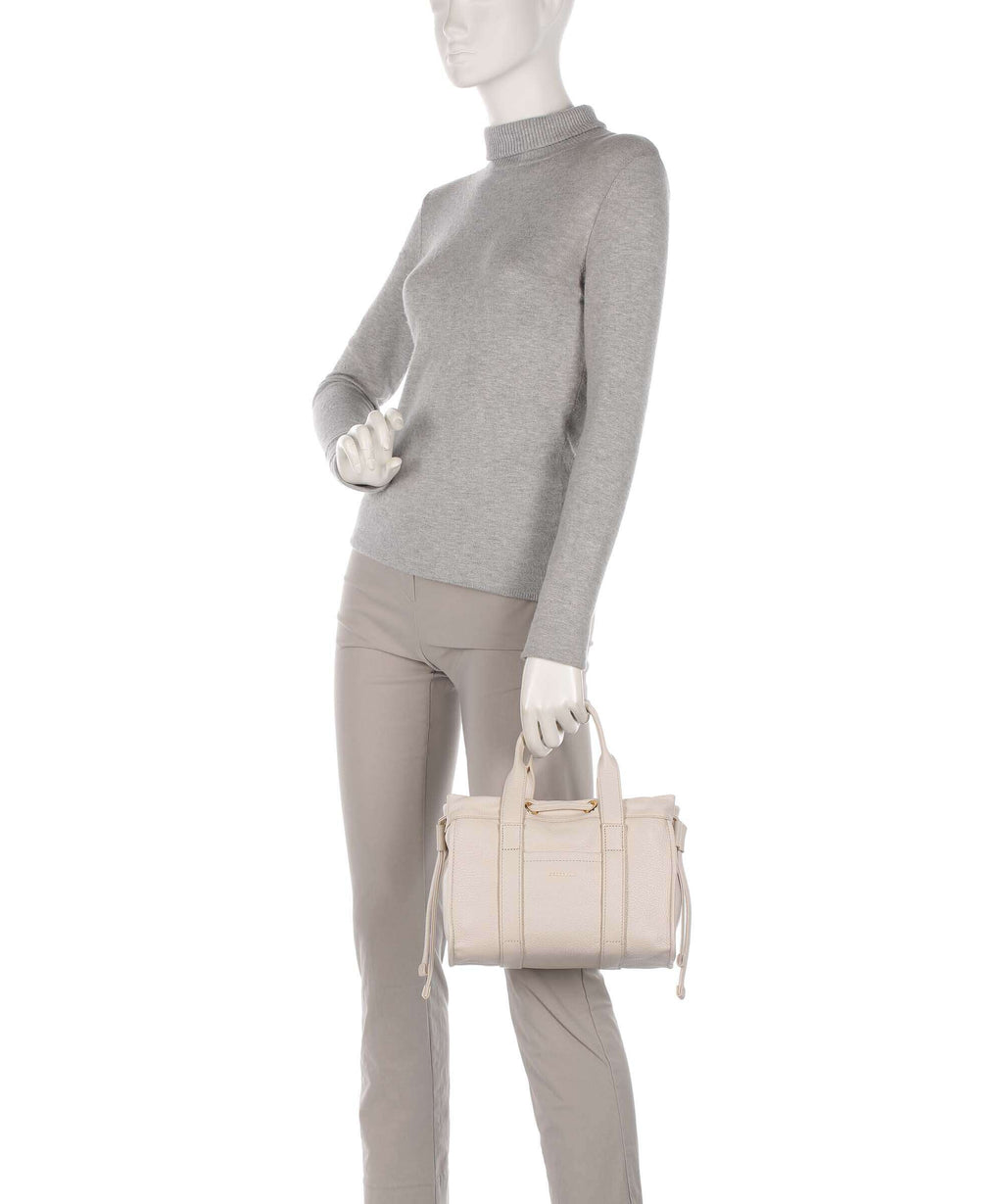 Coccinelle Signature 2Day Handbag lambskin white