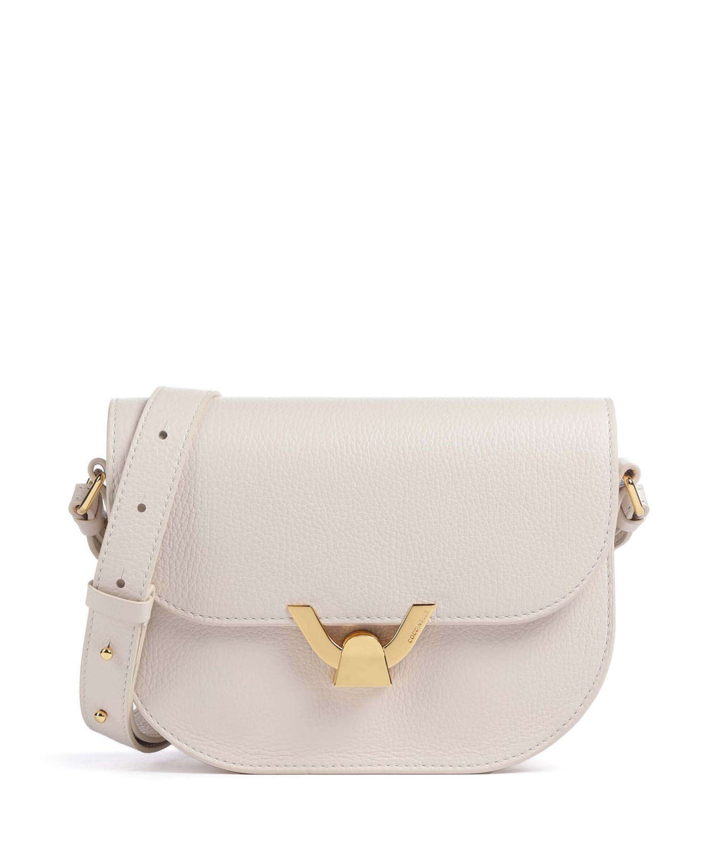 Coccinelle Dew Crossbody bag lambskin white