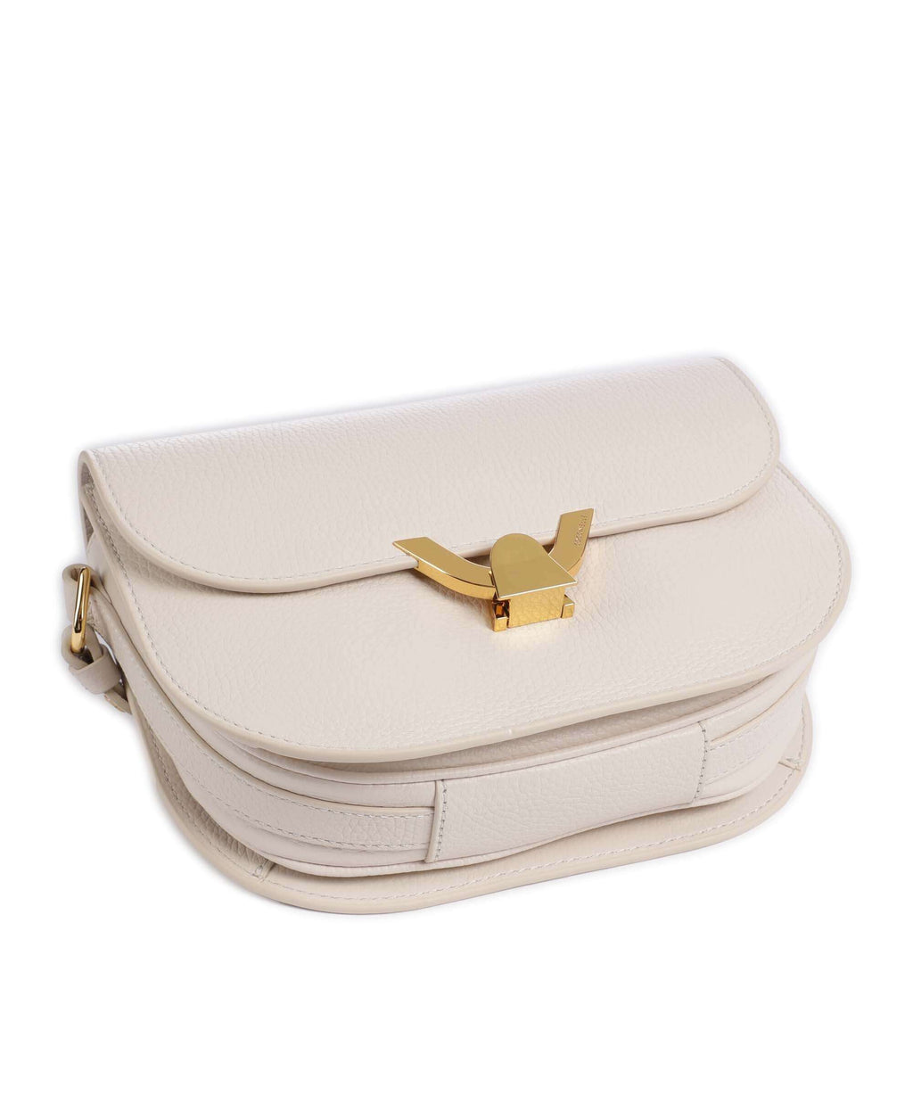 Coccinelle Dew Crossbody bag lambskin white