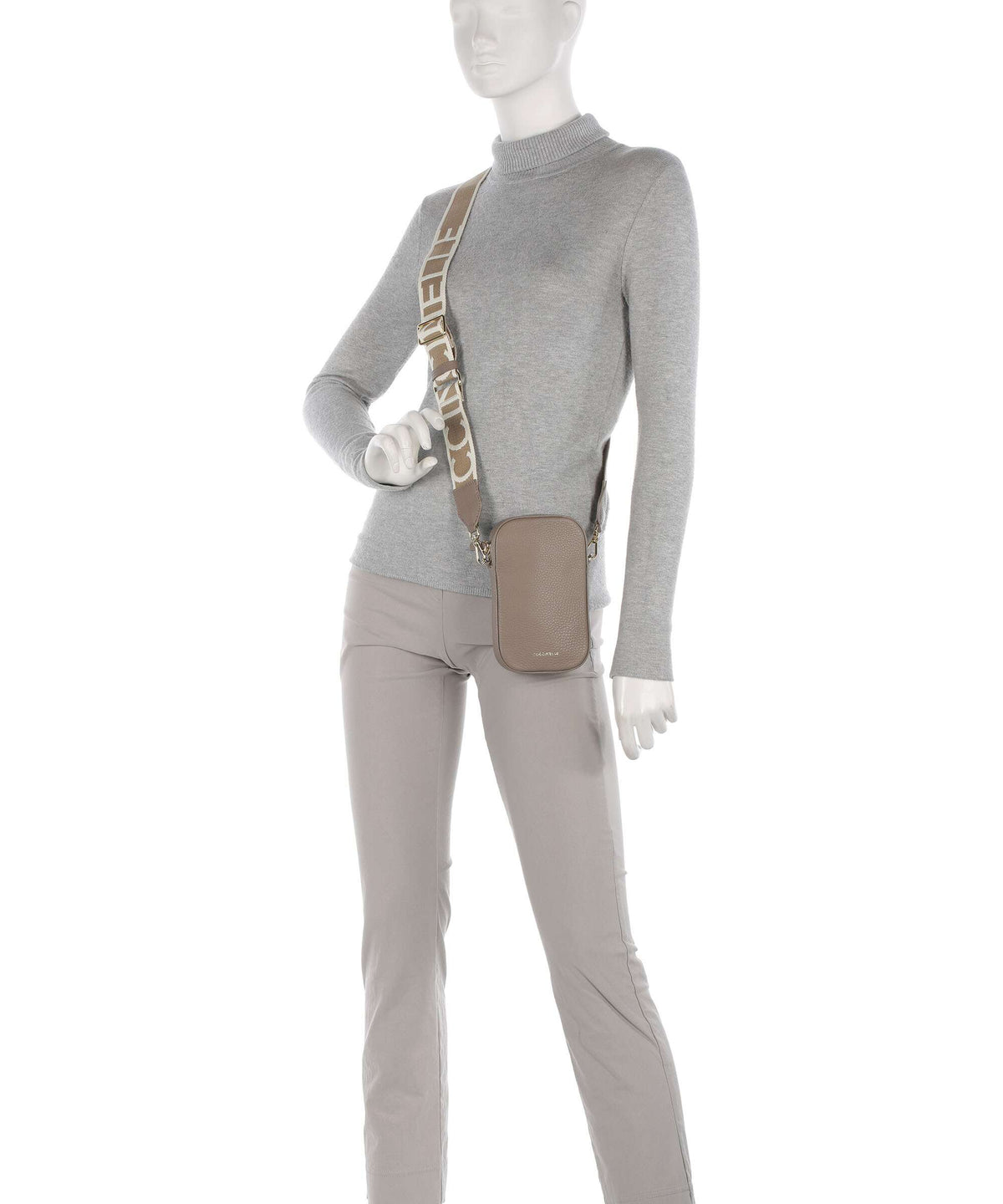 Coccinelle Tebe Phone bag warm taupe