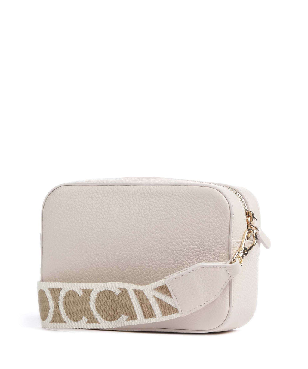 Coccinelle Tebe Crossbody bag lambskin white