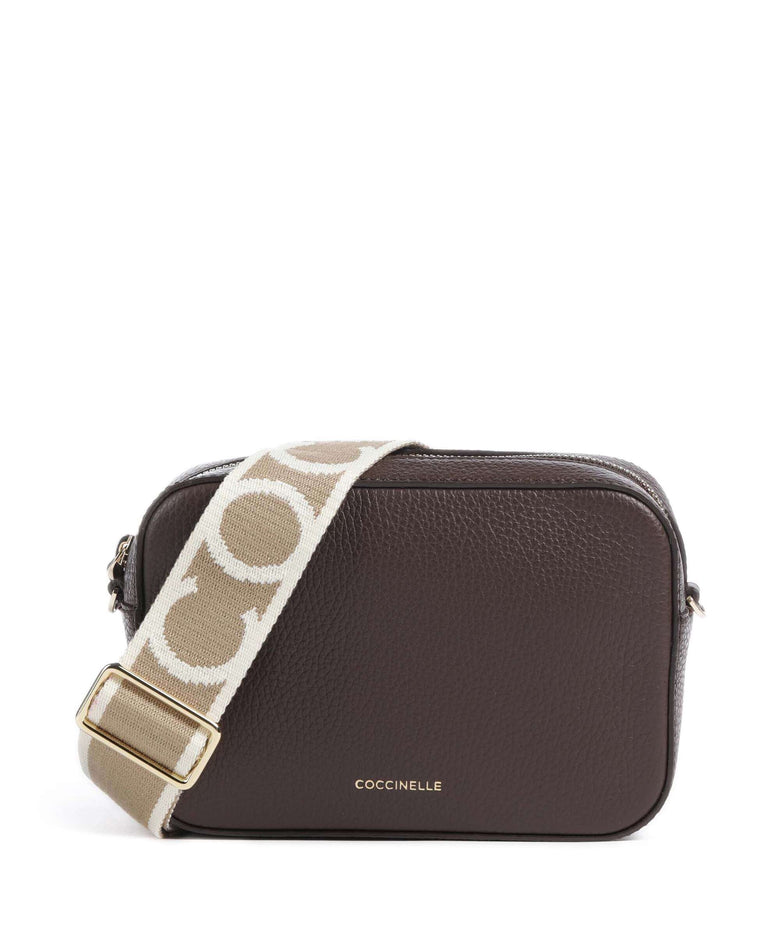Coccinelle Tebe Crossbody bag fondant brown