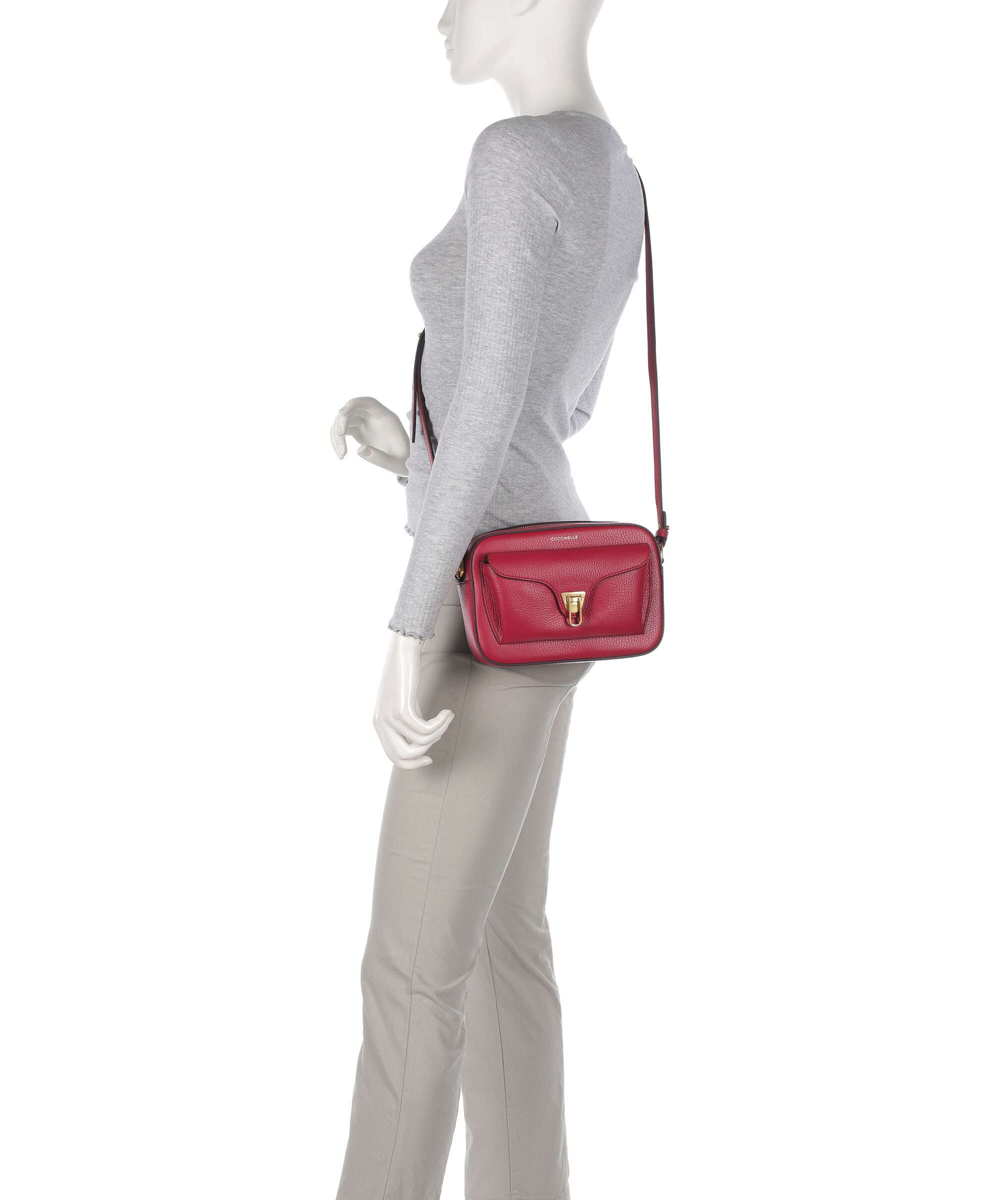 Coccinelle Beat Soft Crossbody bag sangria