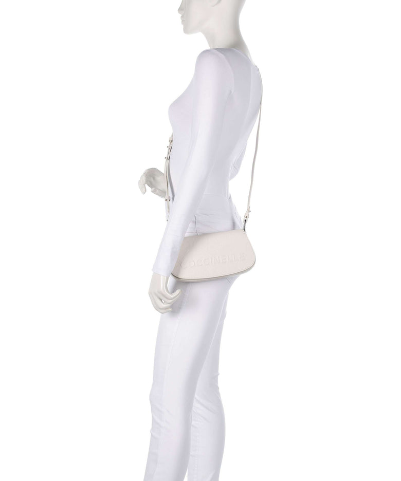 Coccinelle Myrtha Maxi Logo Shoulder bag blanco