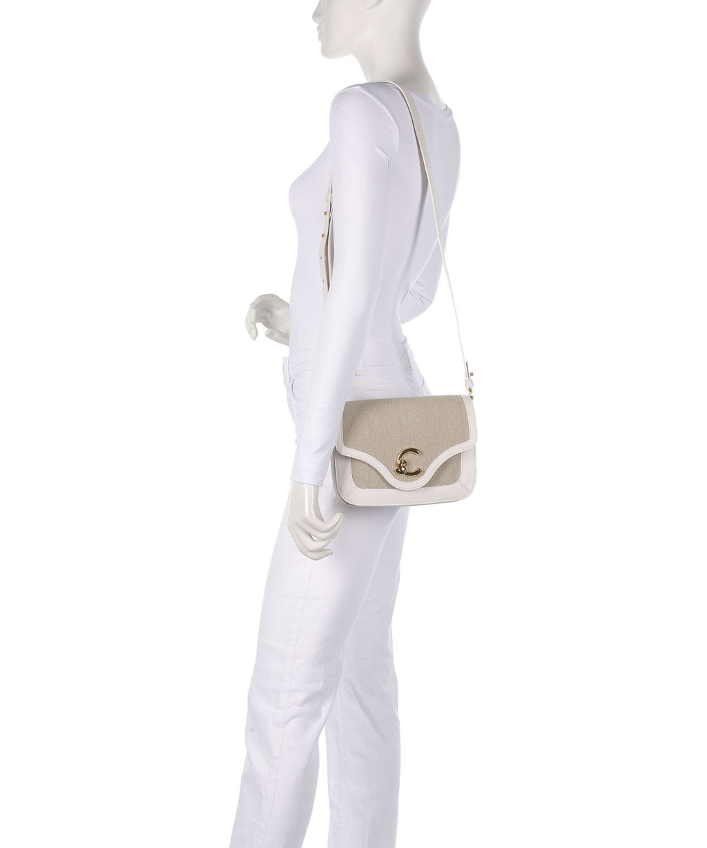 Coccinelle C-Me Crossbody bag natural/blanco