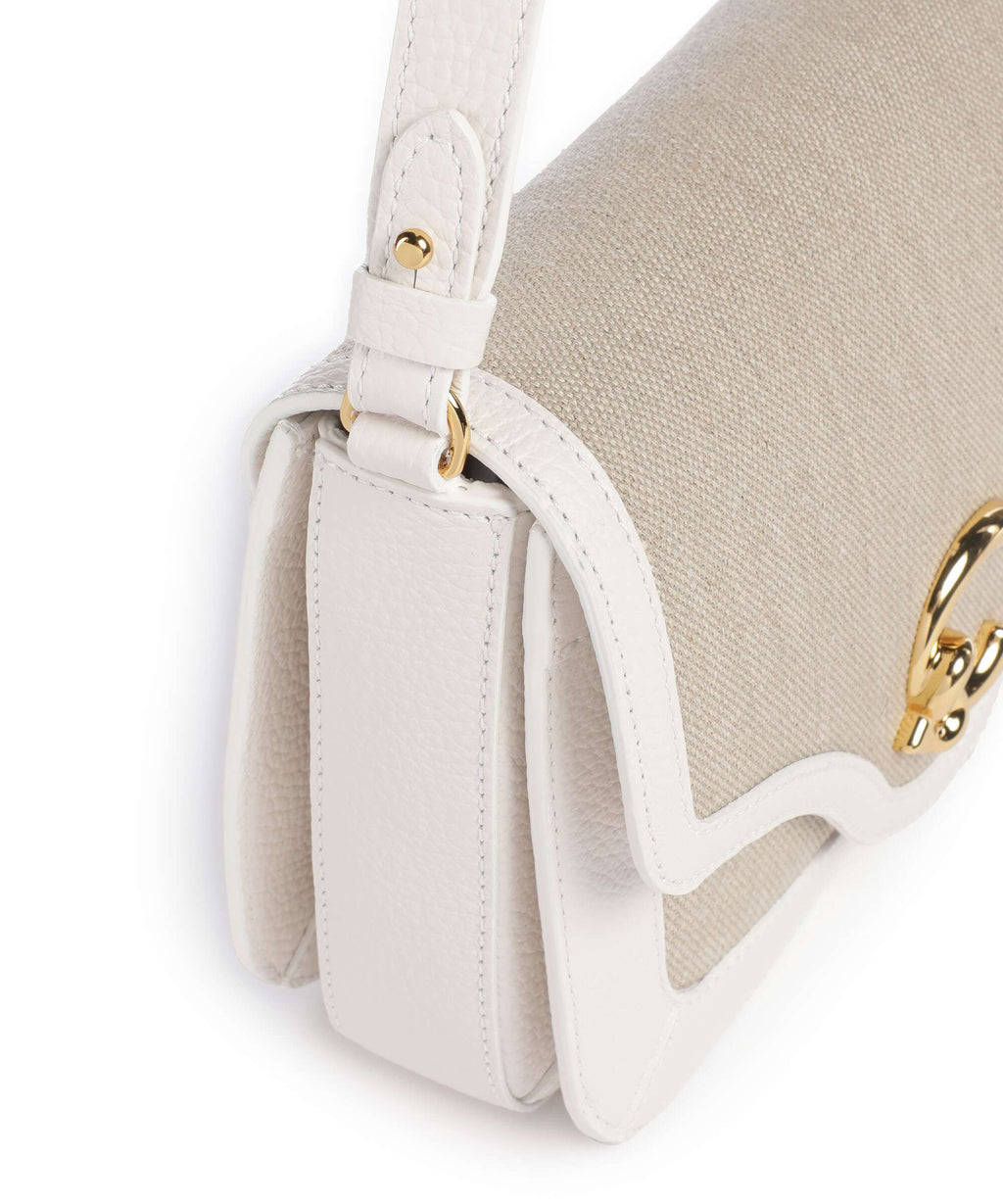 Coccinelle C-Me Crossbody bag natural/blanco