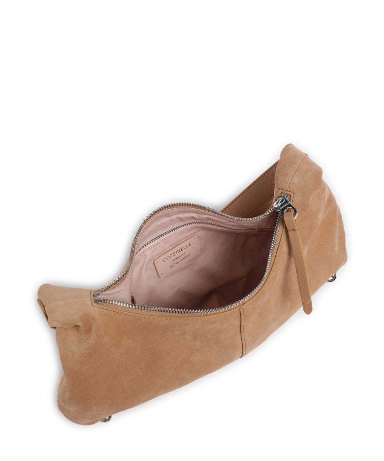 Coccinelle Abigail Suede Shoulder bag skin