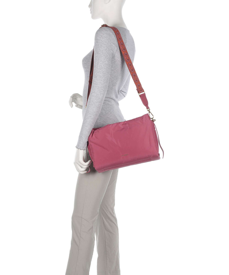 Coccinelle Boheme Puffy Nylon Shoulder bag rosewood