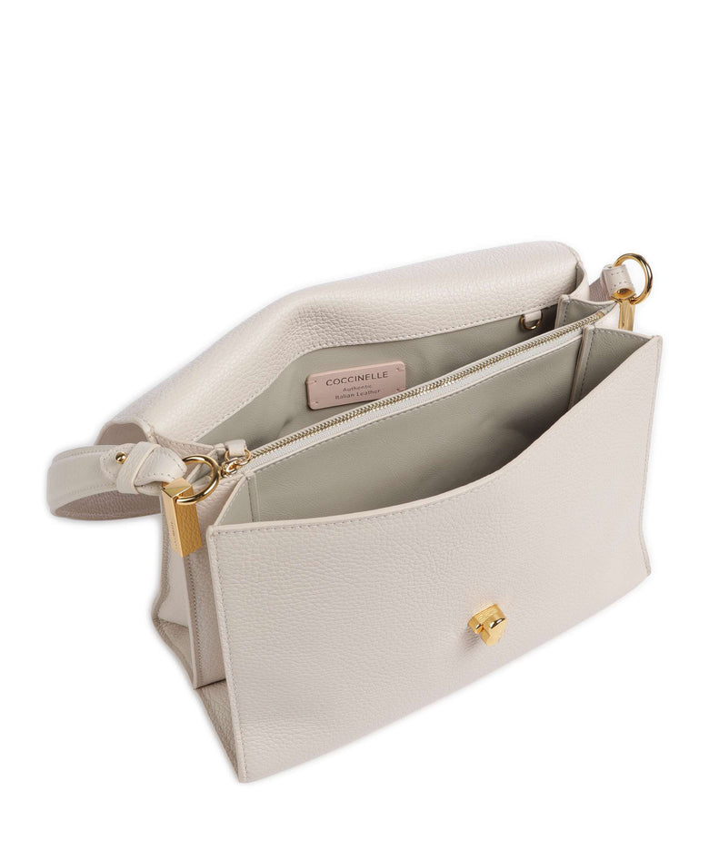 Coccinelle Binxie Shoulder bag lambskin white