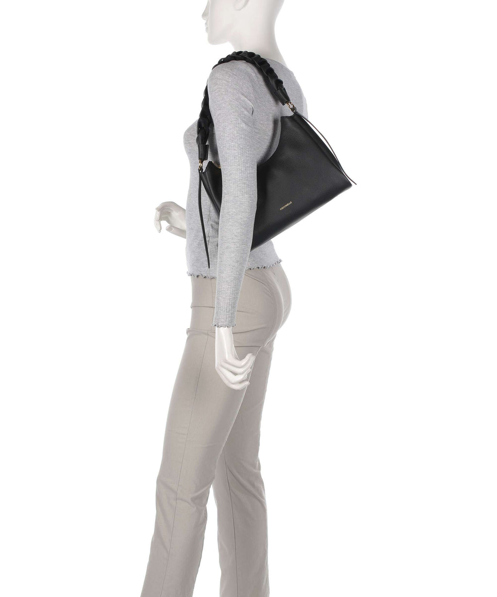 Coccinelle Boheme Grana Double Shoulder bag noir/cuir