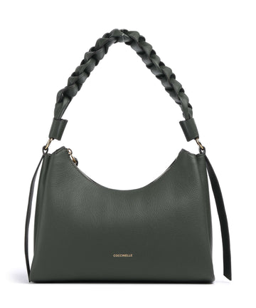 Coccinelle Boheme Grana Double Sac porté épaule alga/guacamole
