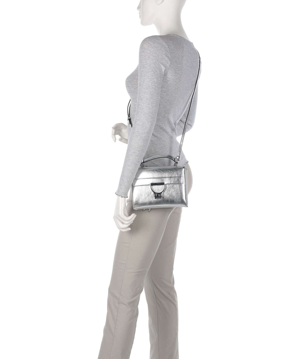 Coccinelle Arlettis Crossbody bag silver
