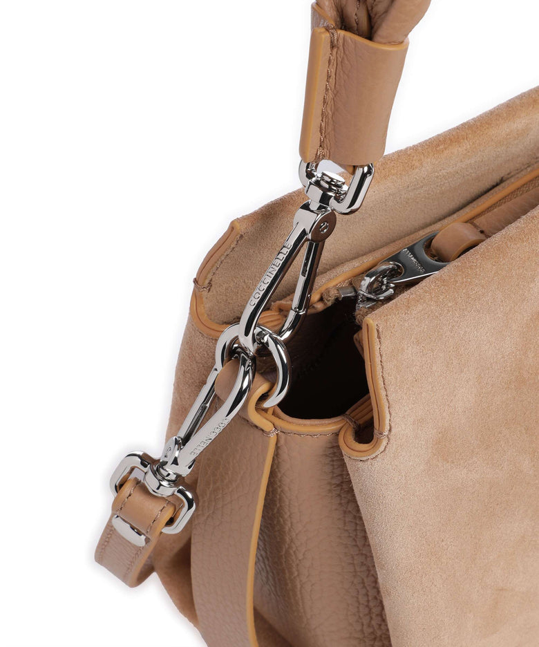 Coccinelle Boheme Suede Handbag skin