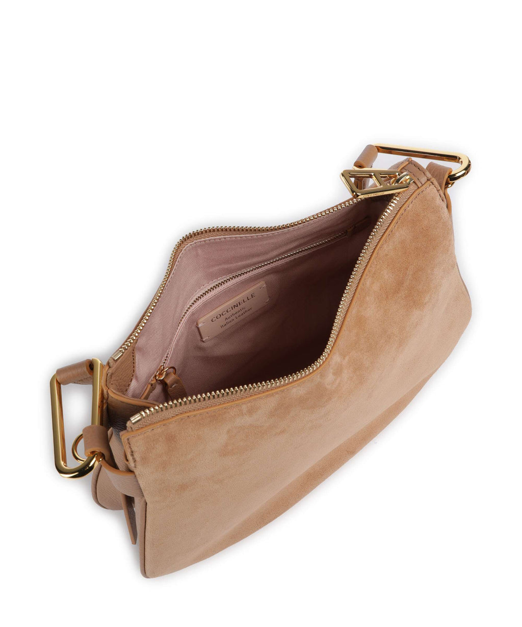 Coccinelle Magie Suede Hobo bag skin