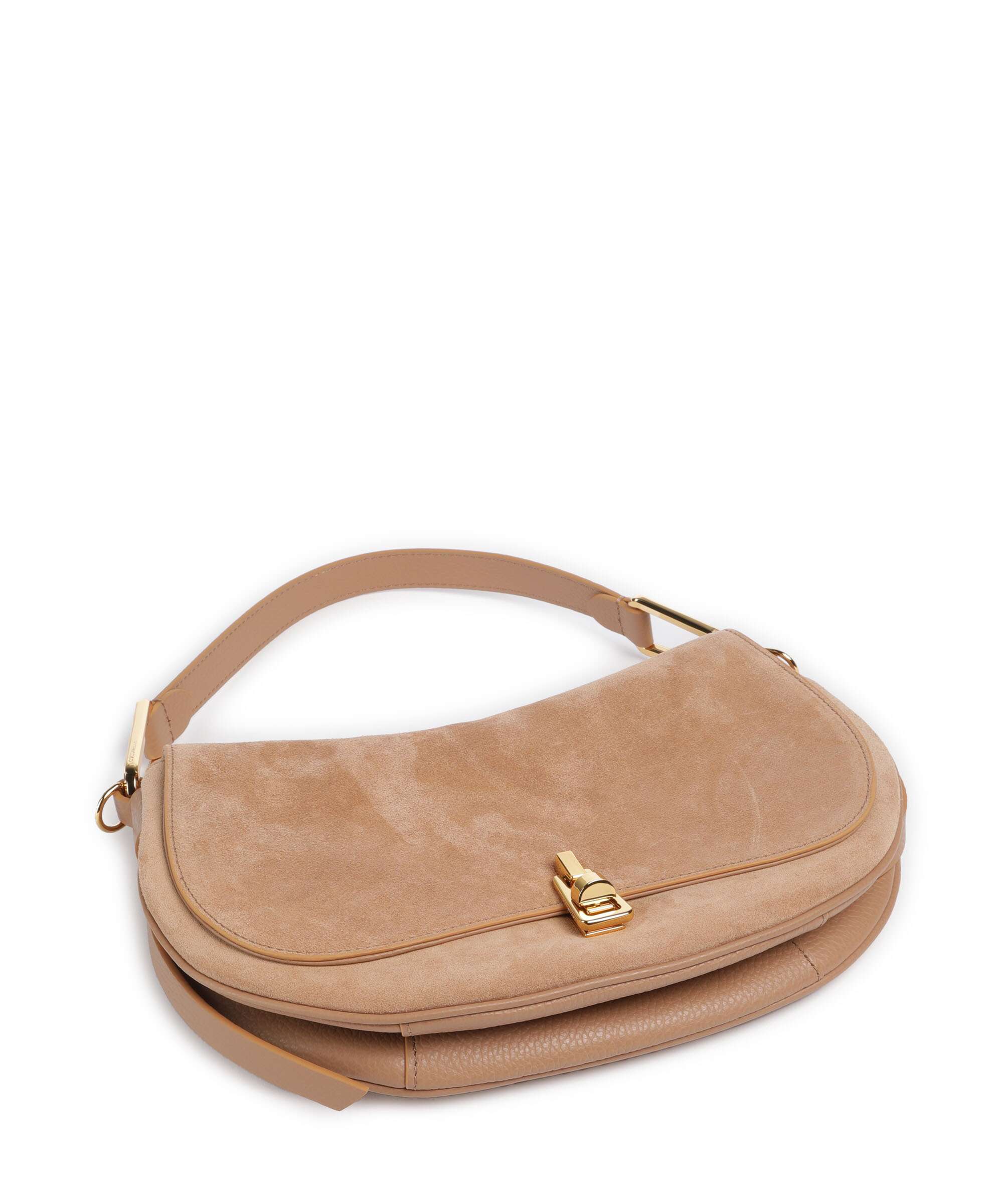 Coccinelle Magie Suede Shoulder bag skin