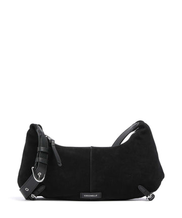 Coccinelle Abigail Suede Shoulder bag noir