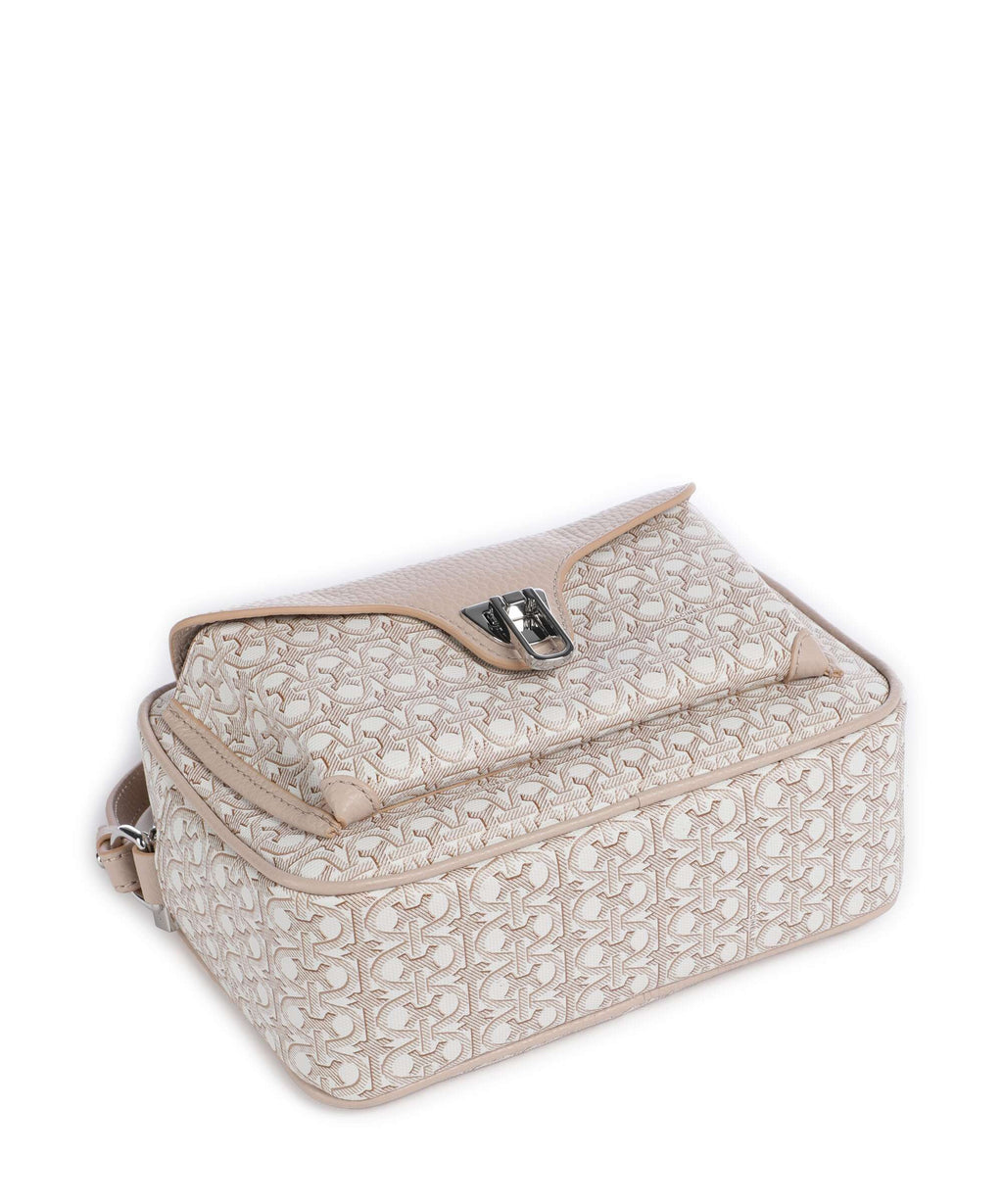 Coccinelle Beat Monogram Crossbody bag multicolour/blanco/rosette