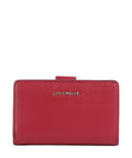 Coccinelle Metallic Soft Wallet sangria
