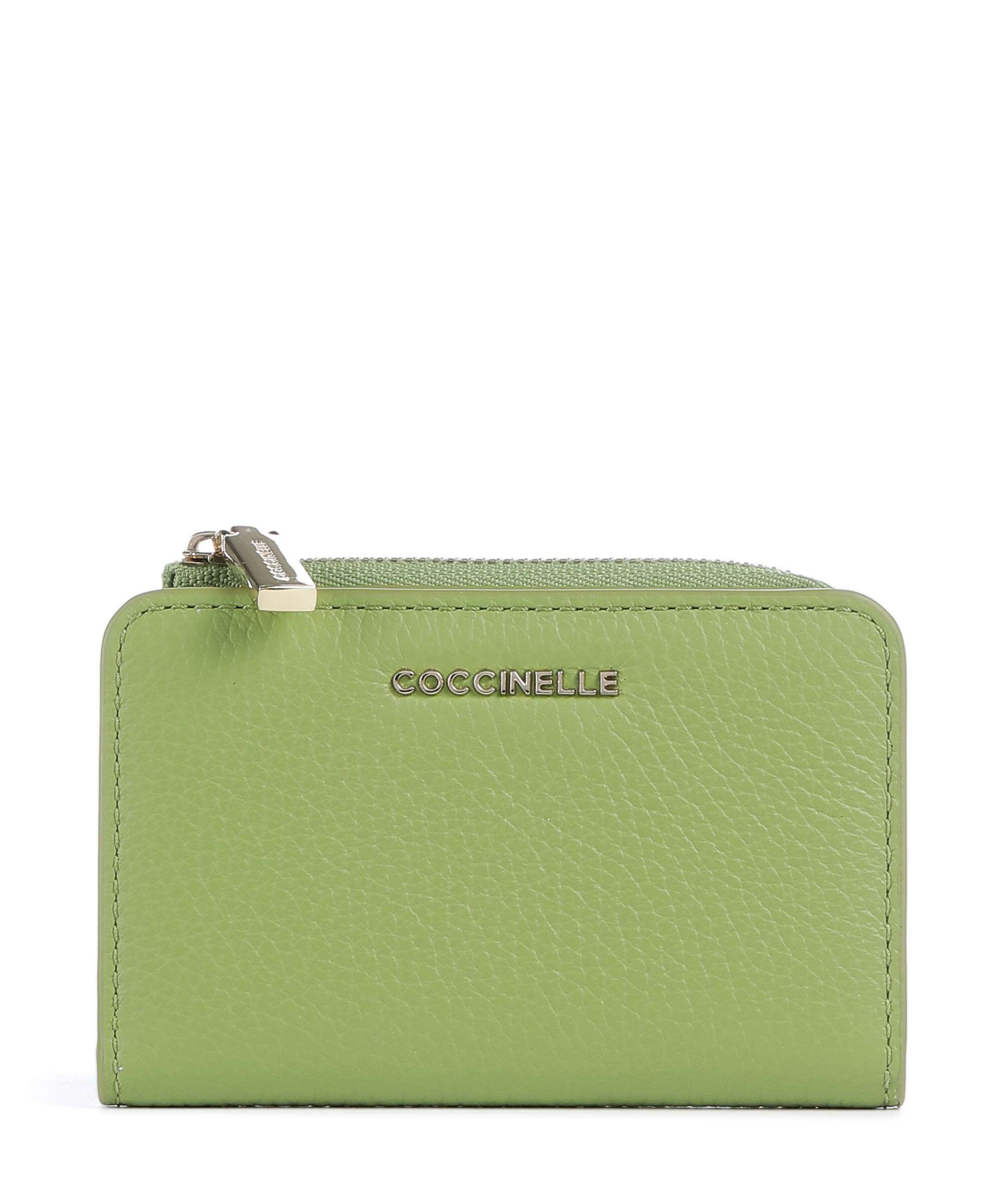 Coccinelle Metallic Soft Wallet guacamole