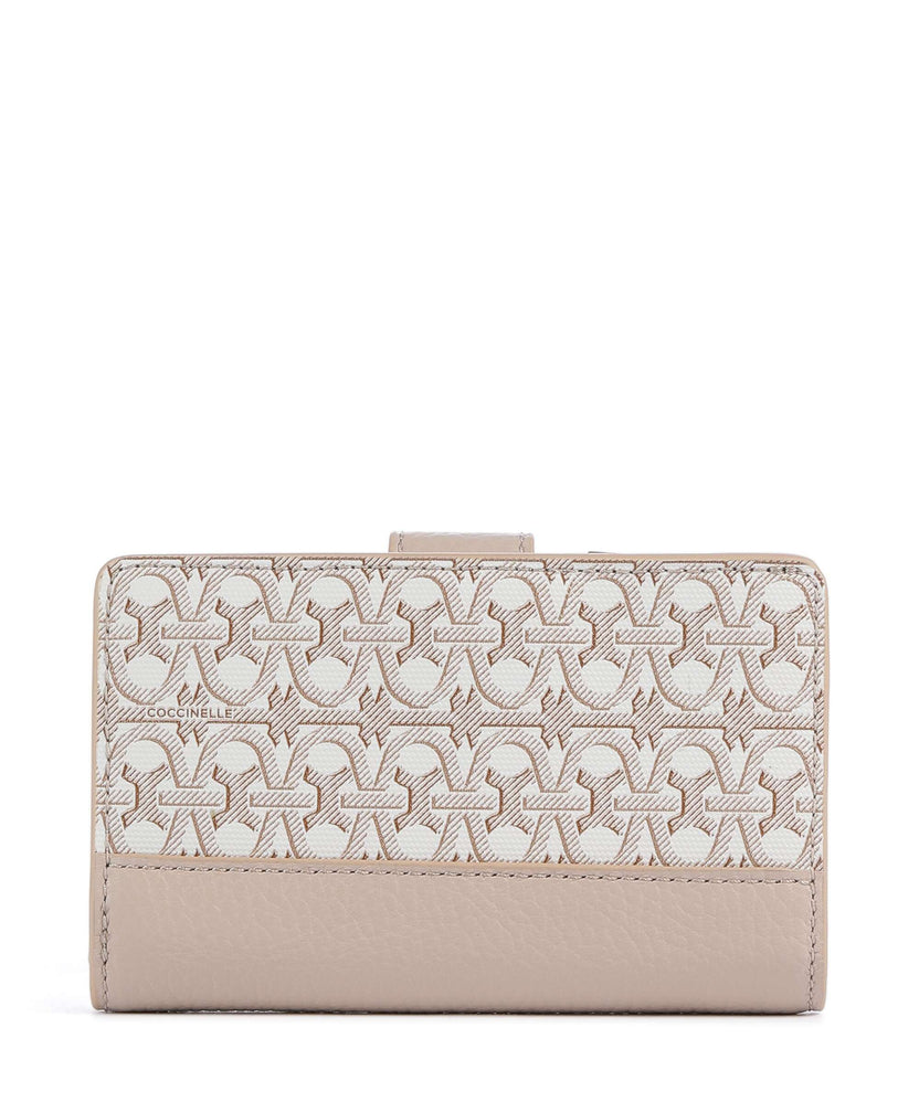 Coccinelle Metallic Monogram Wallet multicolour/blanco/rosette