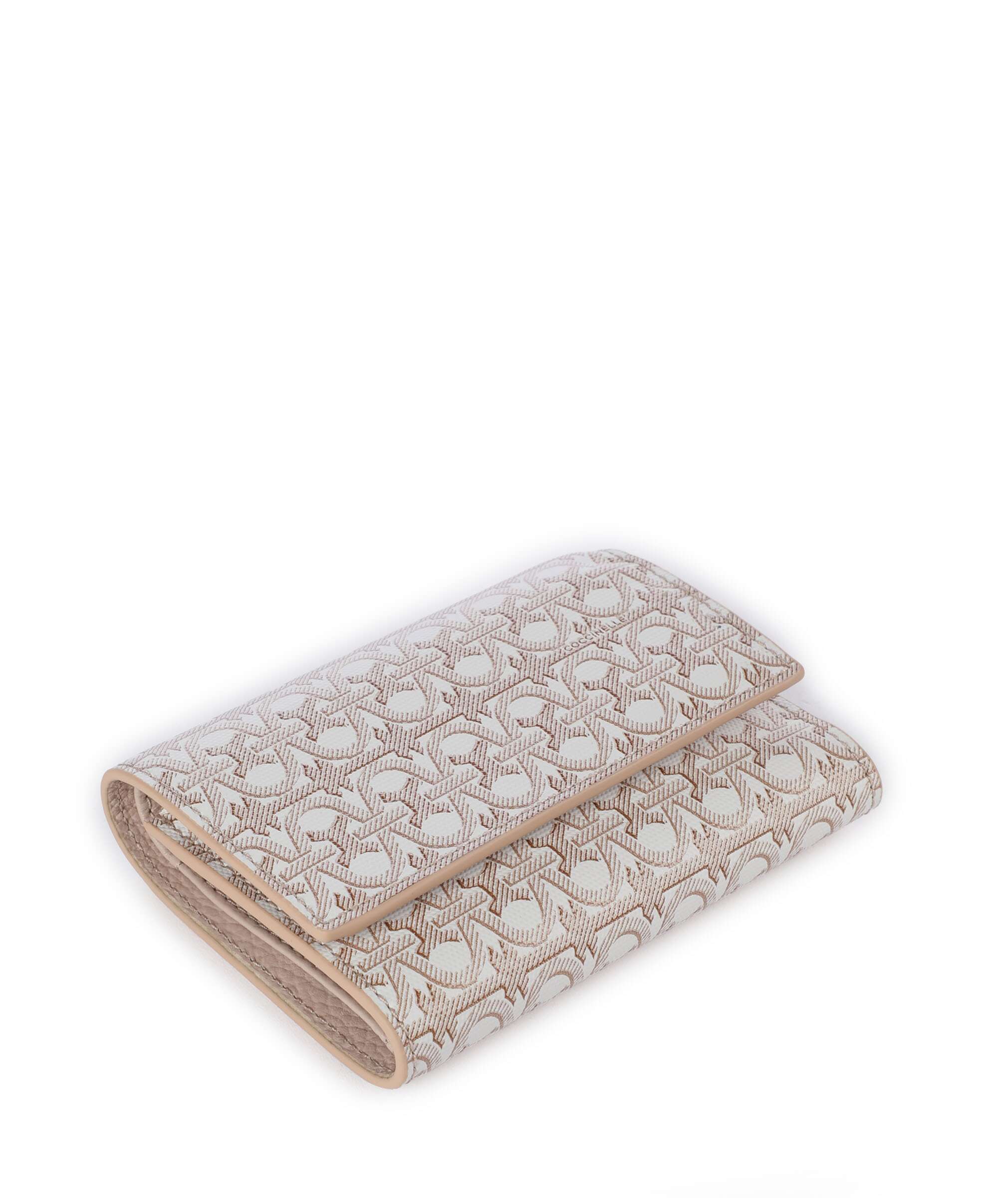 Coccinelle Metallic Monogram Wallet multicolour/blanco/rosette
