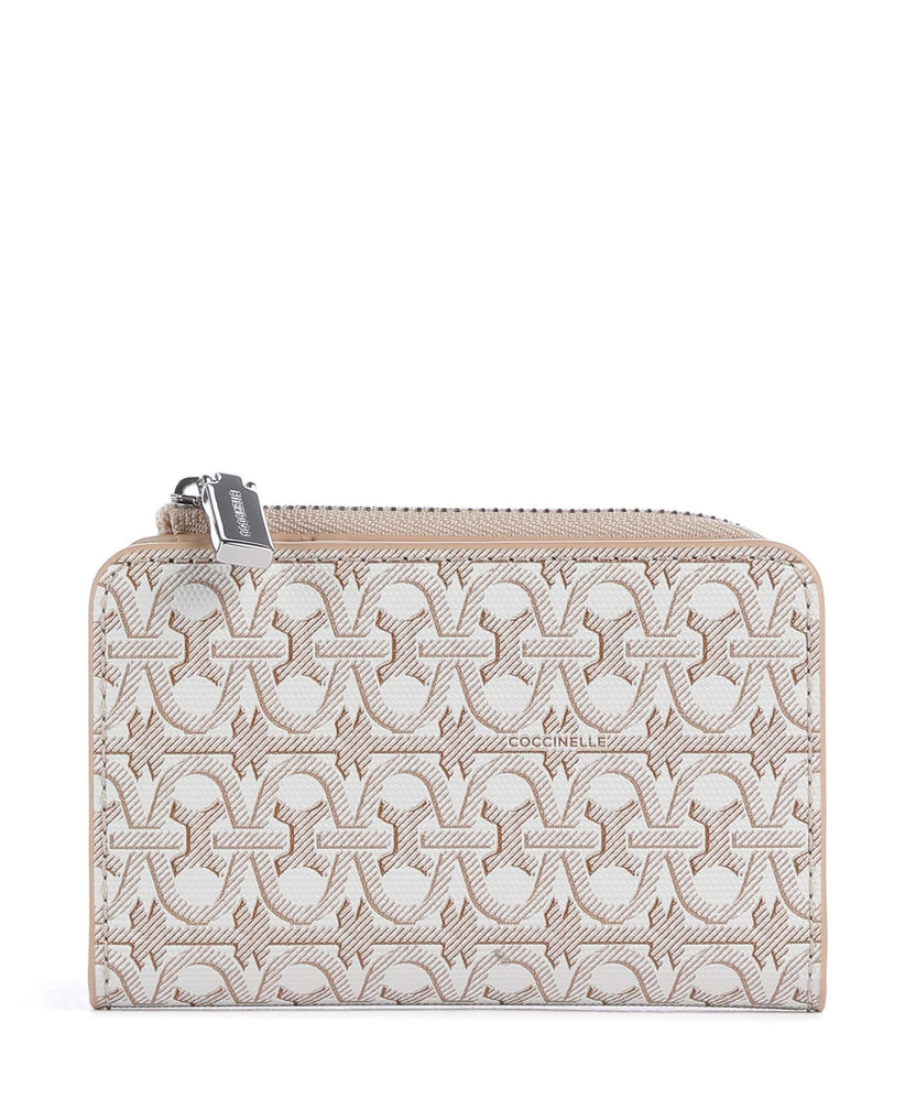 Coccinelle Metallic Monogram Wallet multicolour/blanco/rosette