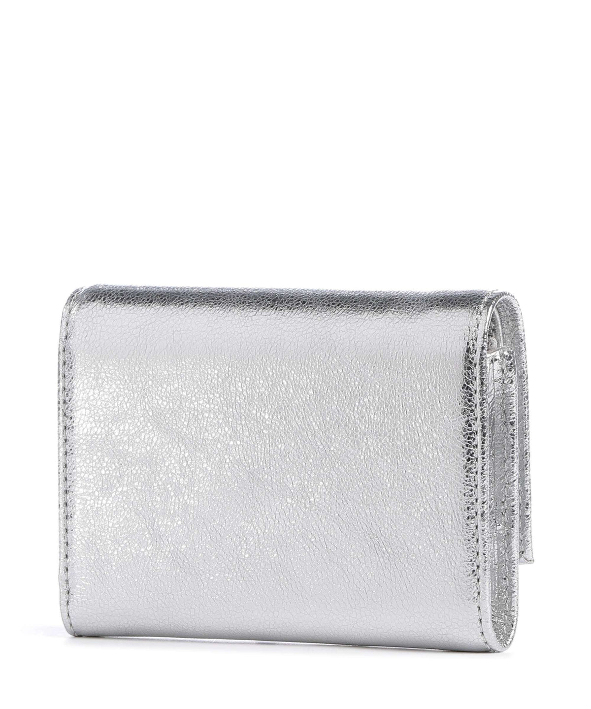 Coccinelle Metallic Smooth Metal Wallet silver
