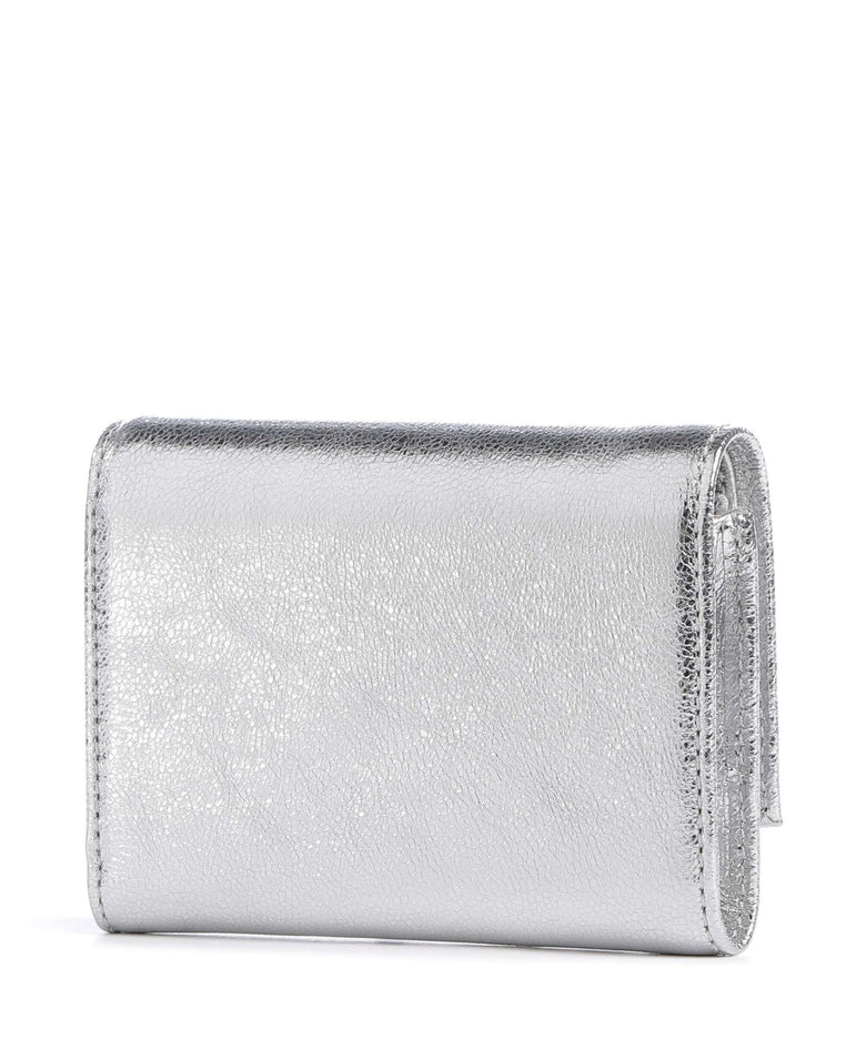 Coccinelle Metallic Smooth Metal Wallet silver