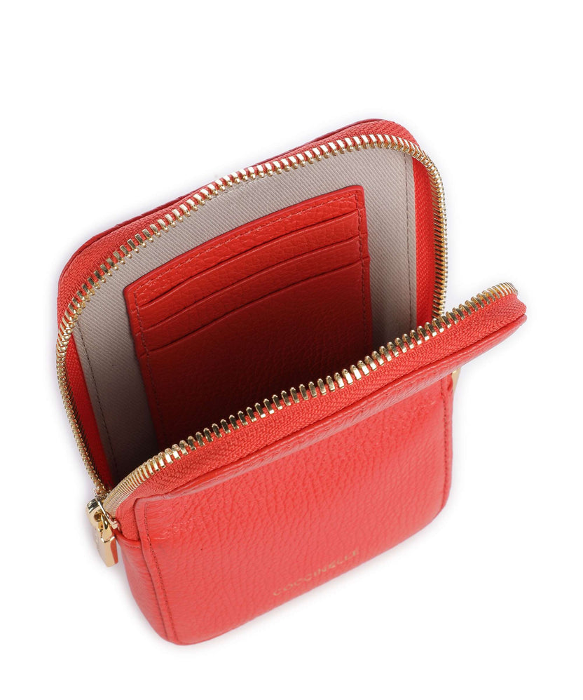 Coccinelle Flor Phone bag gazpacho