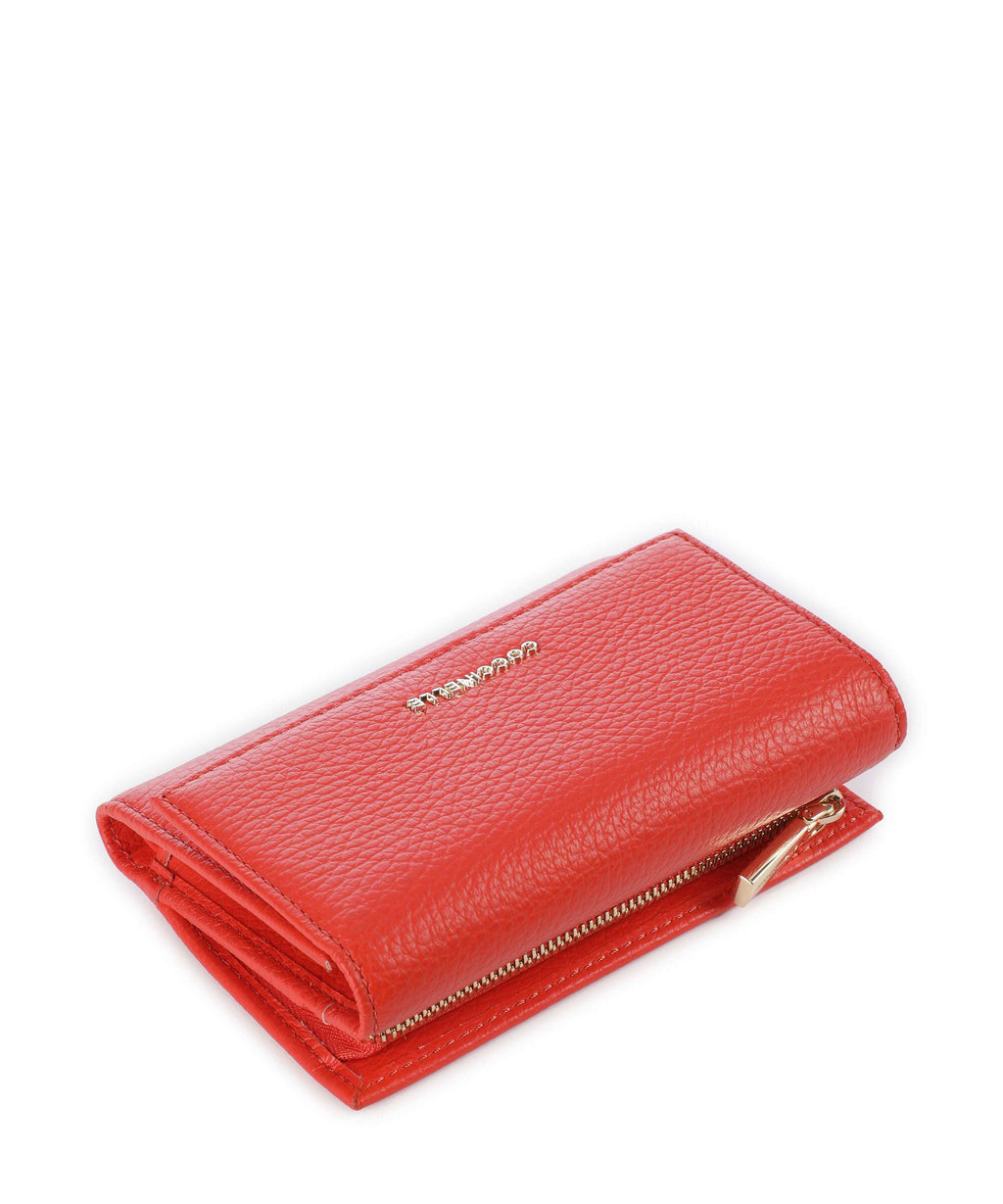 Coccinelle Metallic Soft Wallet gazpacho