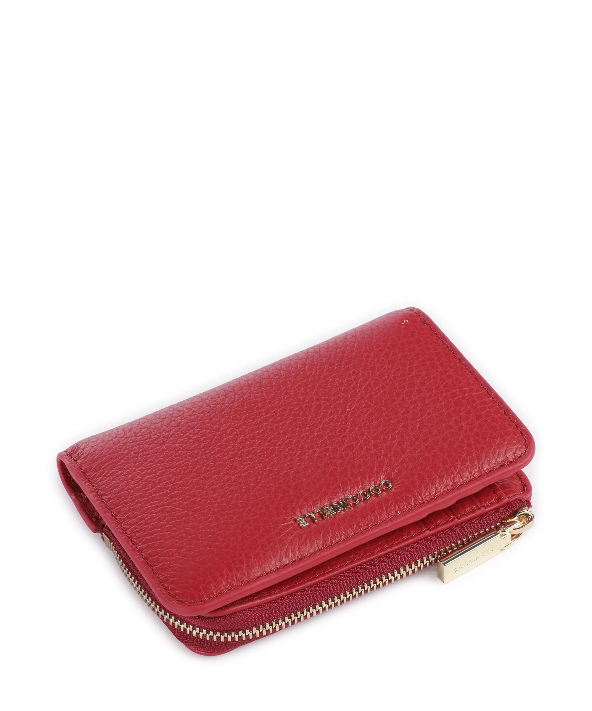 Coccinelle Metallic Soft Wallet ruby