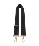 Coccinelle Nastro Monogram Tassenriem anthracite/noir