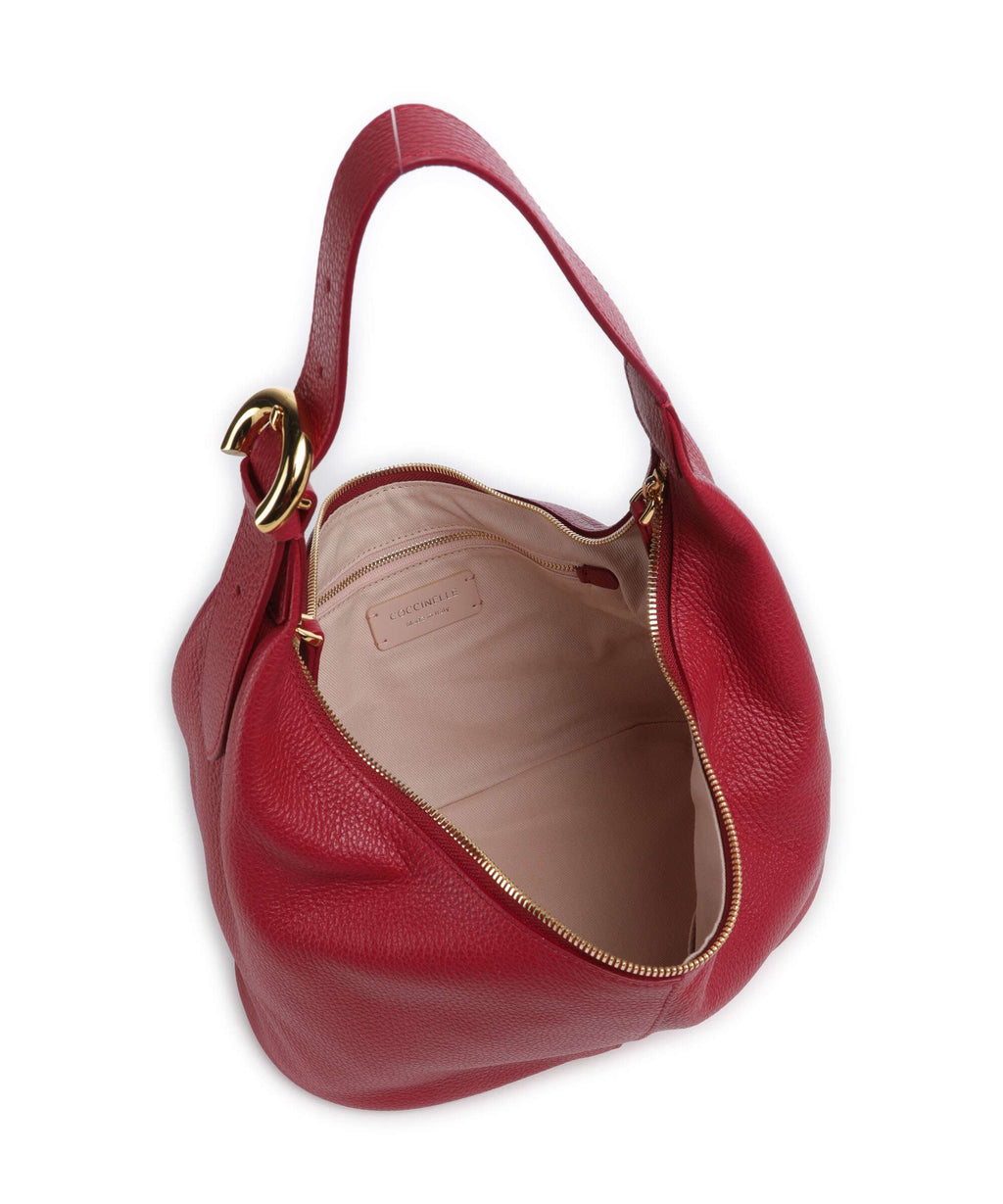 Coccinelle Fernanda Hobo bag sangria