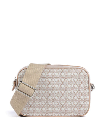 Coccinelle Tebe Monogram Sac bandoulière multicolour/blanco/rosette