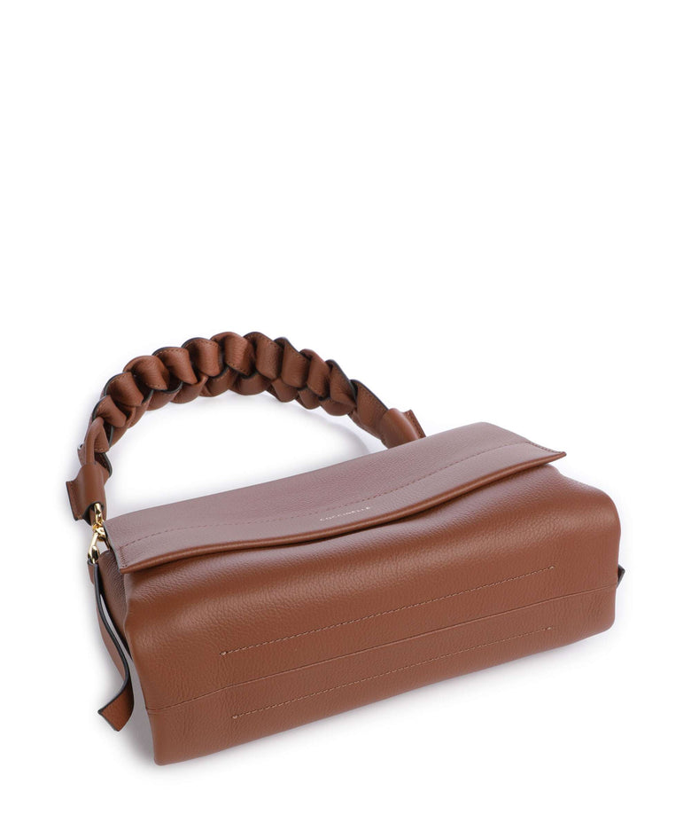 Coccinelle Boheme Grana Double Shoulder bag cognac/noir