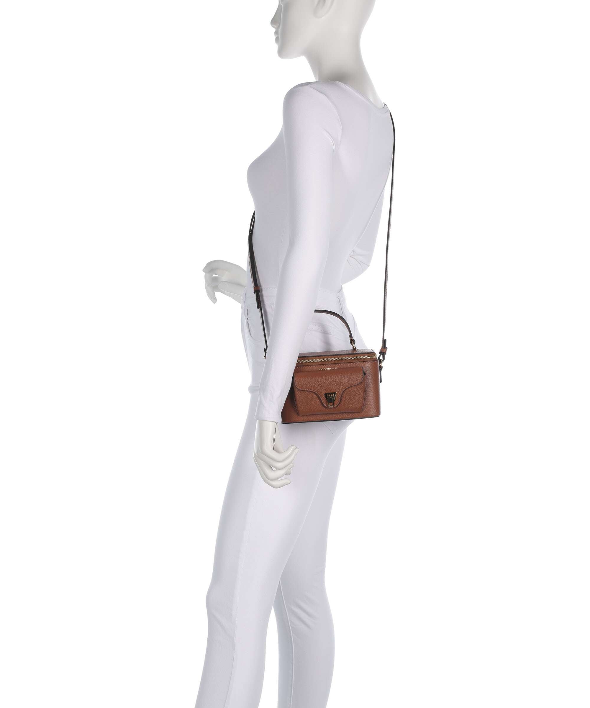 Coccinelle Beat Generation Crossbody bag cognac