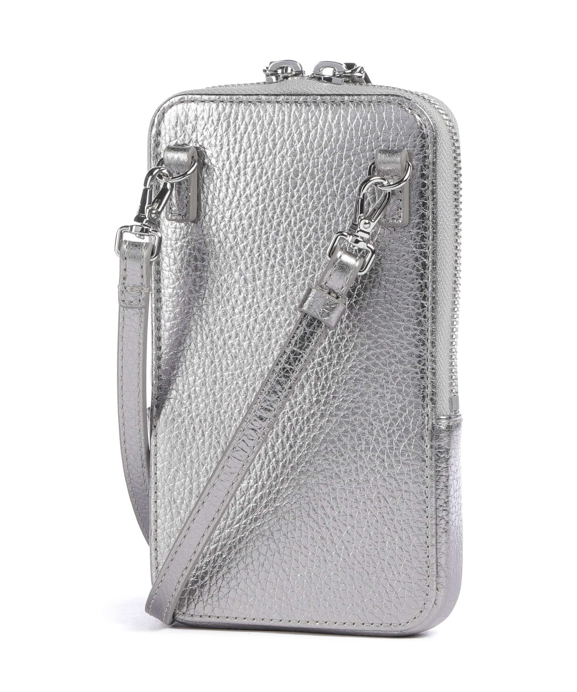 Coccinelle Flor Phone bag steel