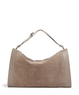 Coccinelle Elinor Suede Hobo tas warm taupe