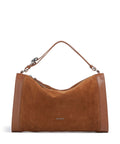 Coccinelle Elinor Suede Hobo bag cognac