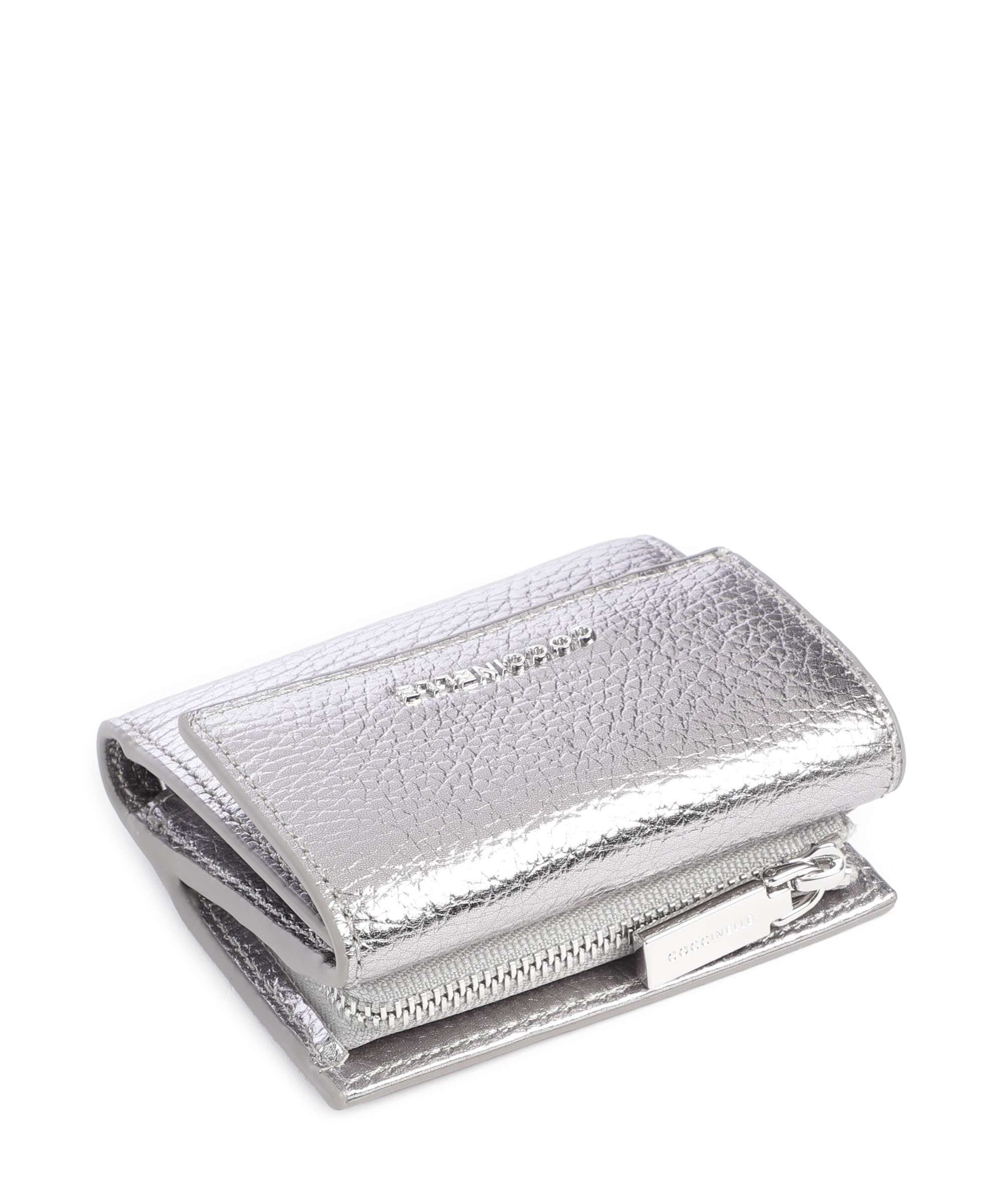 Coccinelle Metallic Soft RFID Wallet steel